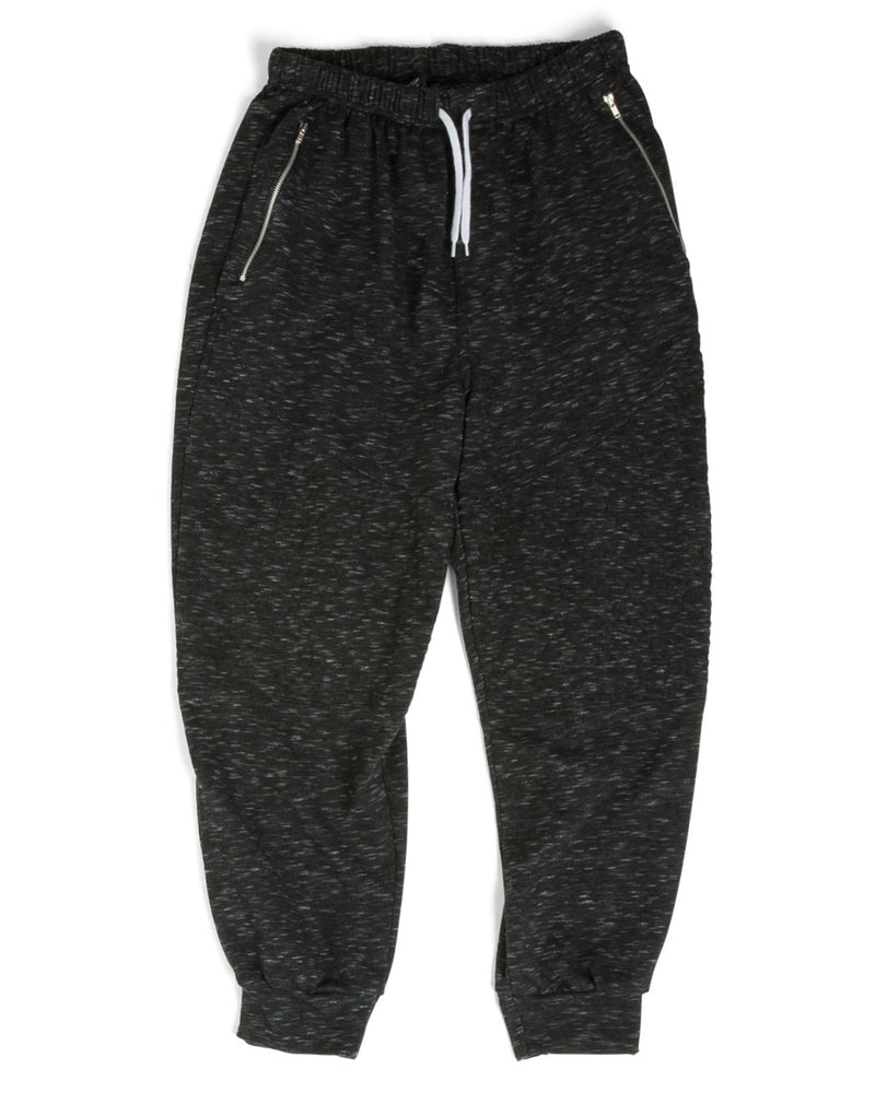 The Littlest Prince French Terry Moto Sweatpants are perfect for a super comfy yet fashionable look. These pants have an elastic waistband and the ankles have a cuffed hem. They also have zipper pockets and moto stitching by the knees.  Make sure to get an extra pair for daddy! Have them matching from head to toe!